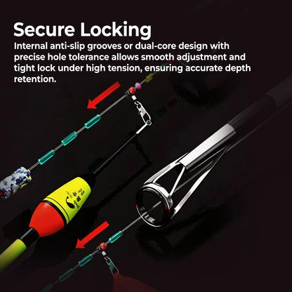 Space Bean 25-100pcs Fishing Float Bobber Stops Space Beans Connectors