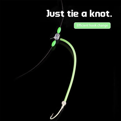 Fishing Bead 50-200pcs Double Cross Hole Beads Fishing Bait Stopper Beads 