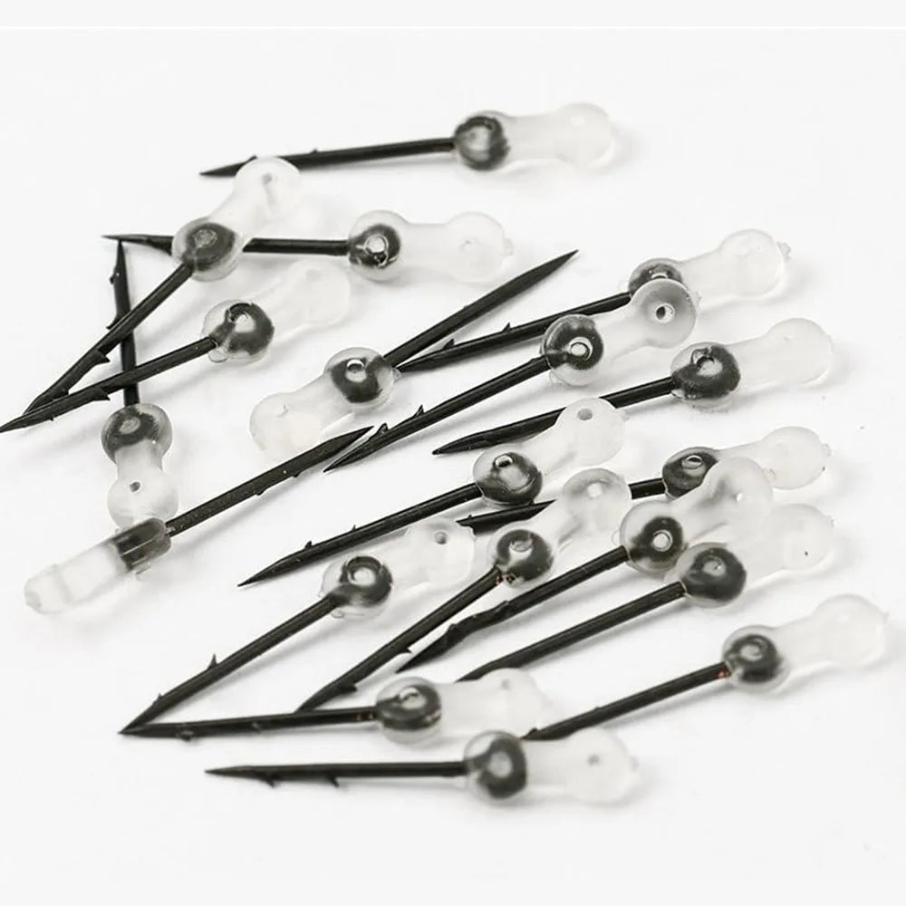 Barbed Silicone Bait Keeper 15-30pcs High Carbon Steel