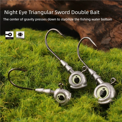 Jig Head Hook with Eyes Luminous