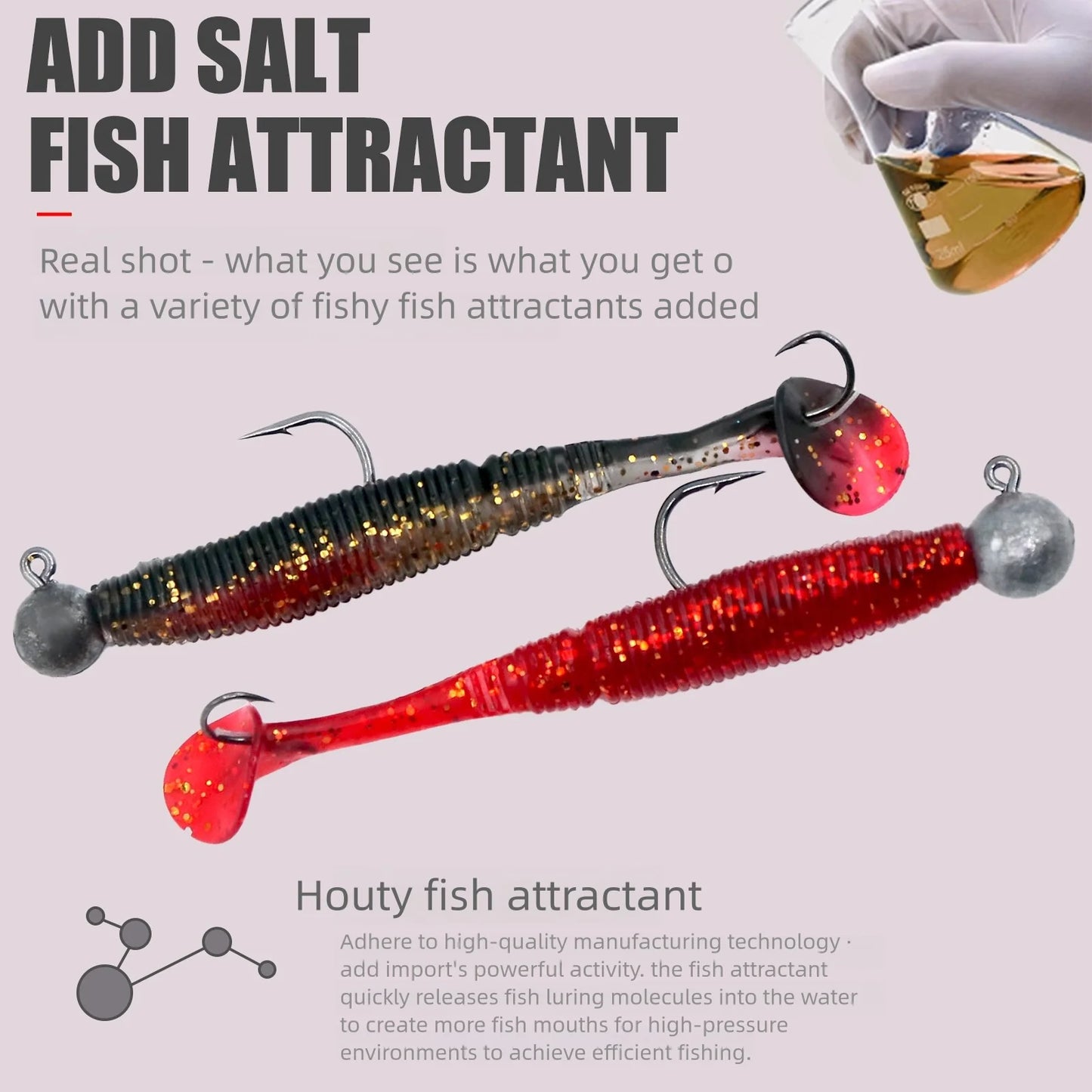 Softbait Lure with Jig Head