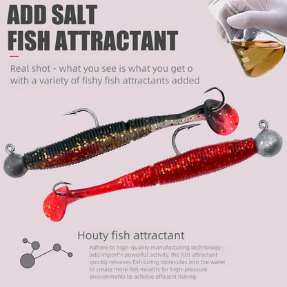 Softbait Lure with Jig Head