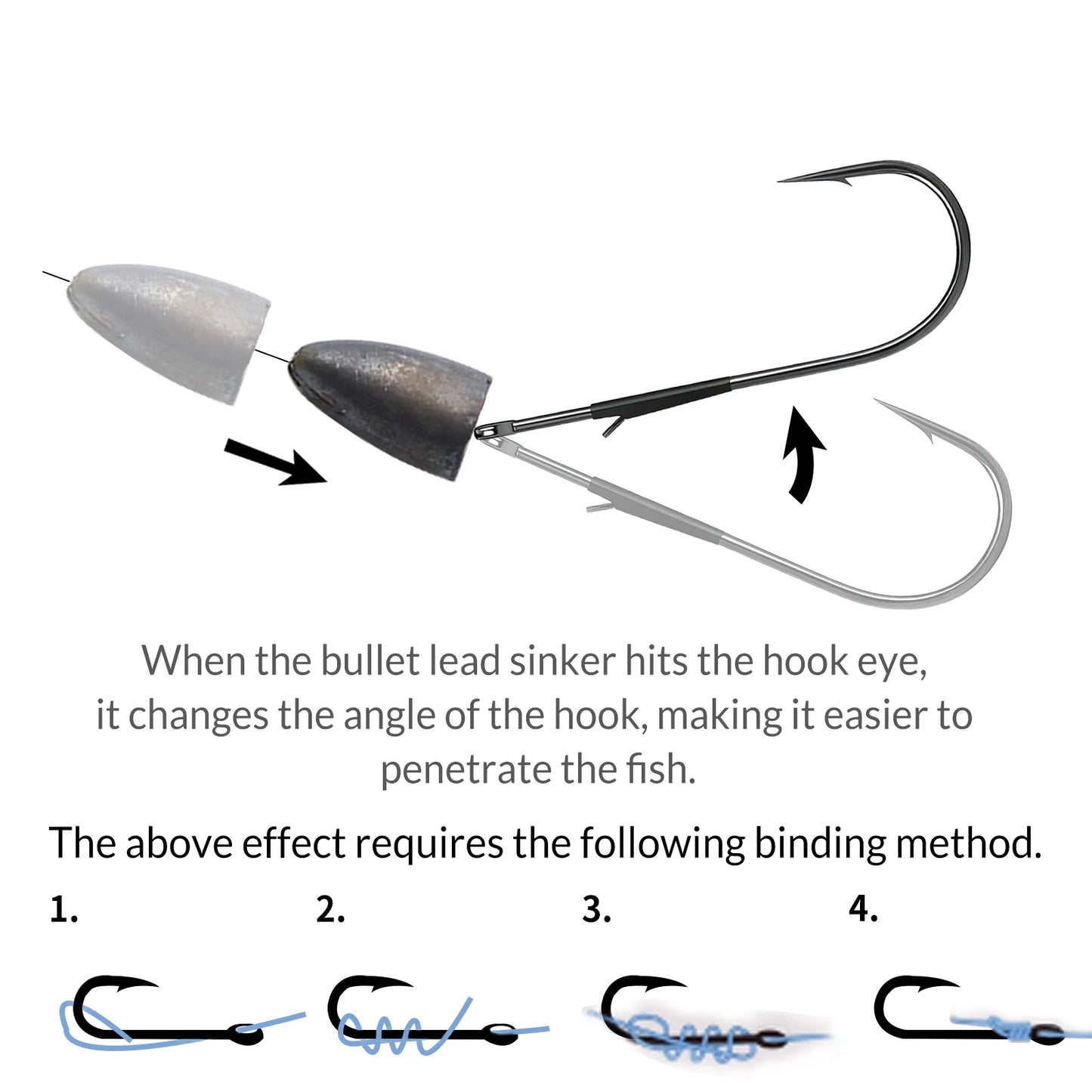 Baitholder Worm Hook 10-30pcs