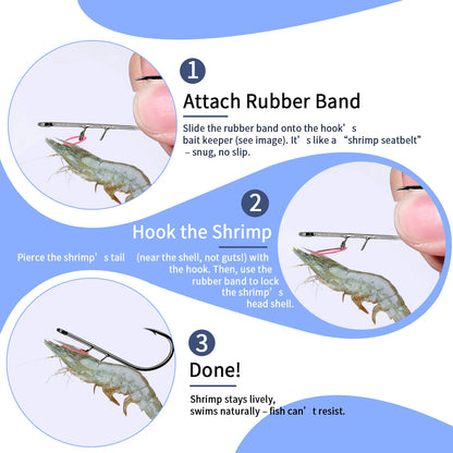 Live Shrimp Hooks Baitholder Fishing Hook