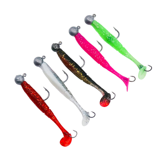Softbait Lure with Jig Head