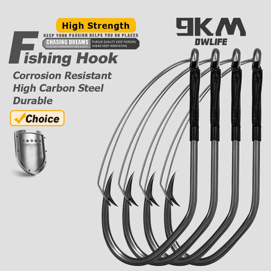 Wacky Weedless Hook 30-90pcs V-Bend Fishing Hook Wacky Rig Hook
