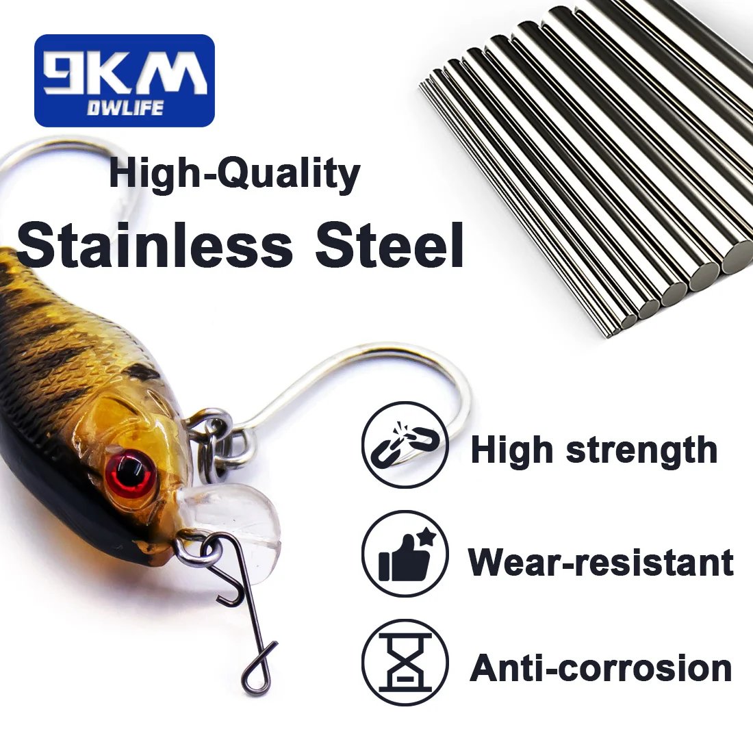 Fishing Snap 50~200Pcs Fishing Line Connector Knotless Snaps Crankbait – 9km-dwlife Fishing Snap 50~200Pcs Fishing Line Connector Knotless Snaps Crankbait – 9km-dwlife