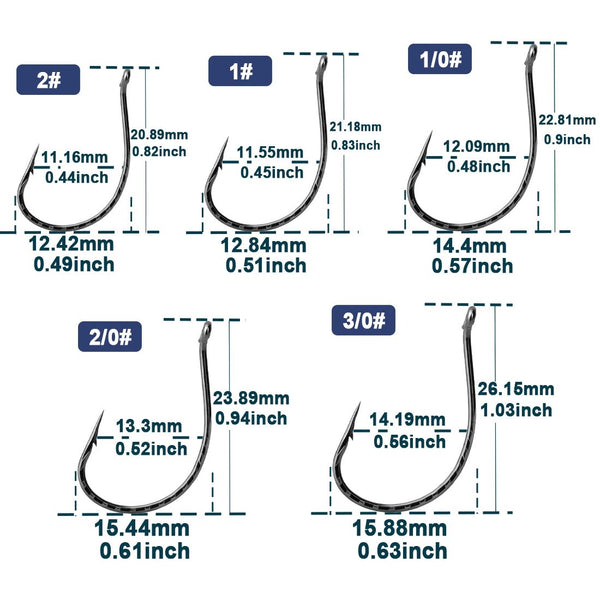 Drop Shot Hook Bass Fishing Hooks 50~200Pcs Drop Shot Rig Worm Hook Hi ...