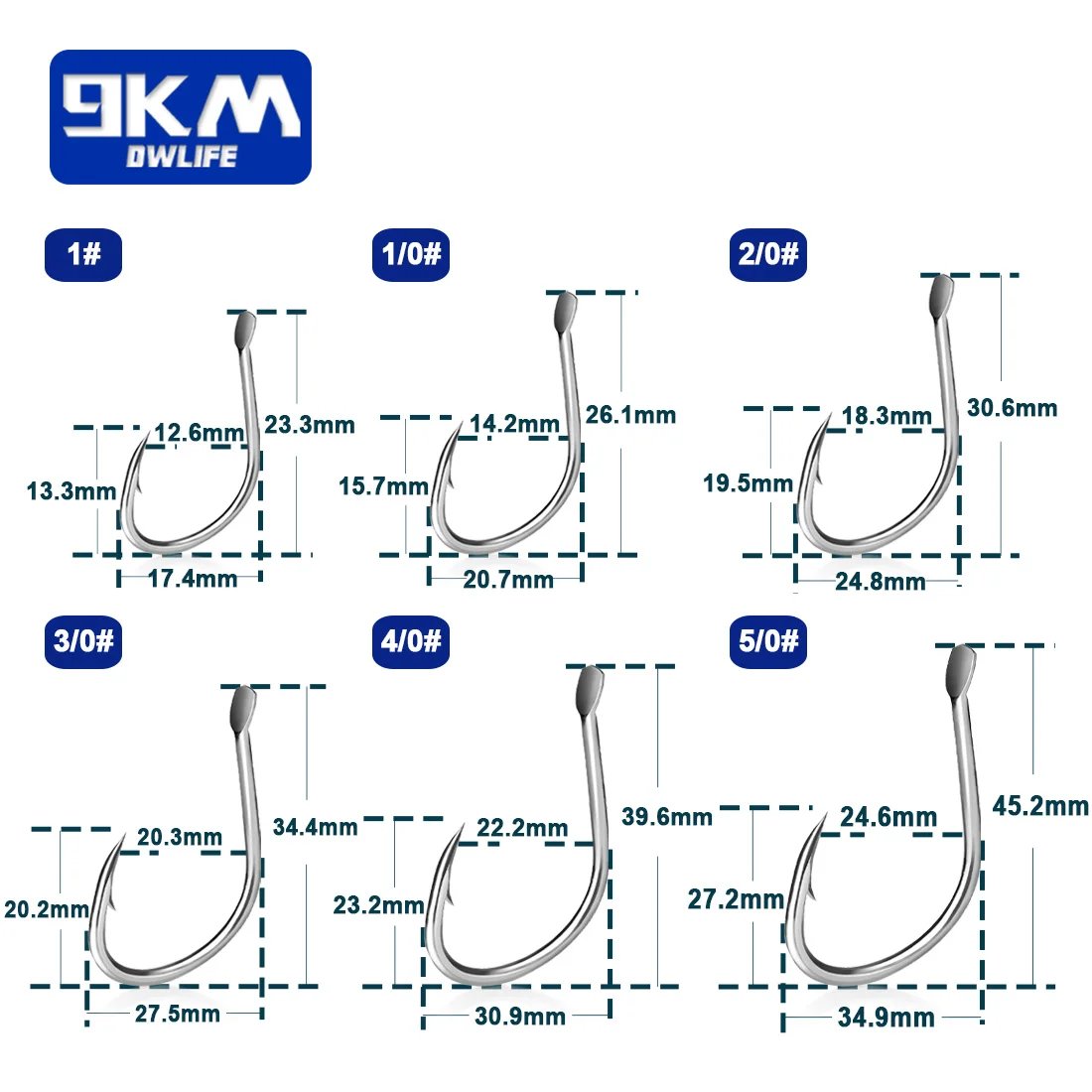 9KM Live Bait Hooks Saltwater Fishing Hooks 25~100Pcs Eyeless Fishing – 9km-dwlife 9KM Live Bait Hooks Saltwater Fishing Hooks 25~100Pcs Eyeless Fishing – 9km-dwlife