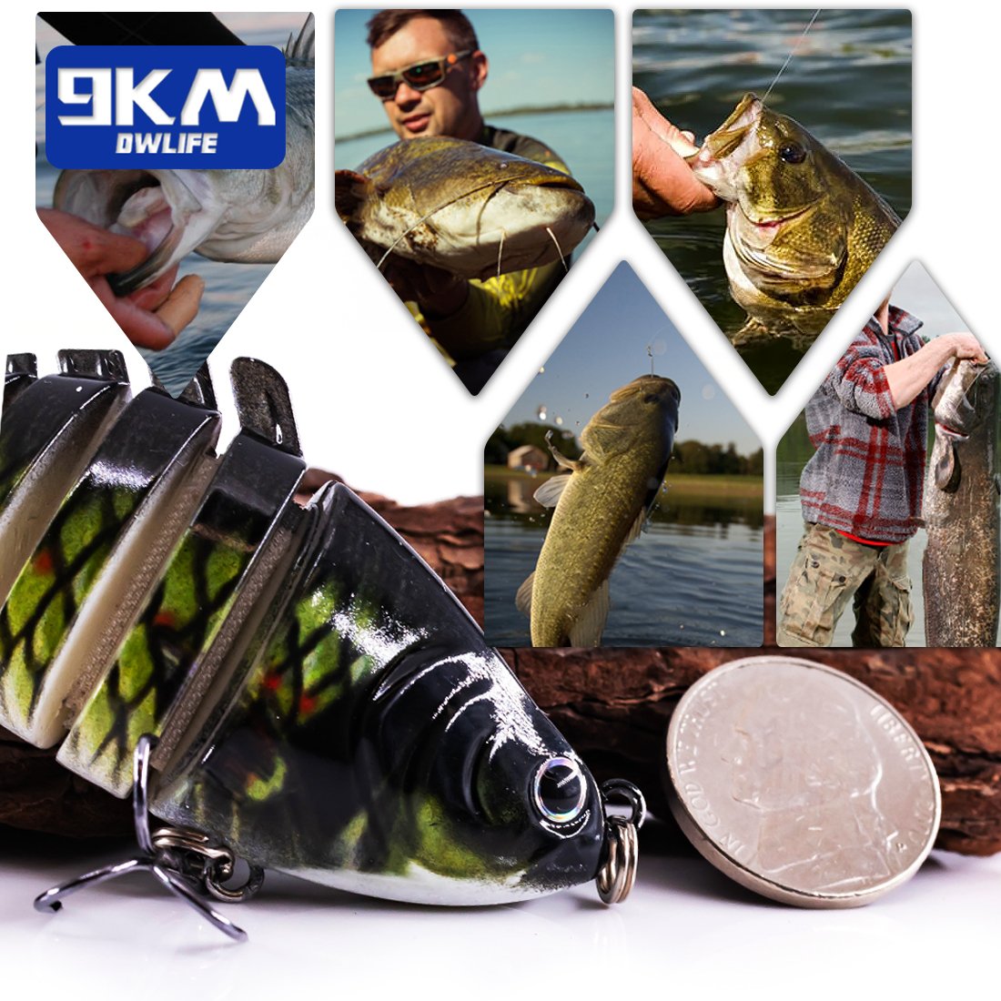 aliexpress bass lures Fishing Lures for Bass Multi Jointed Lifelike Swimbait Hard Bait Fresh – 9km-dwlife