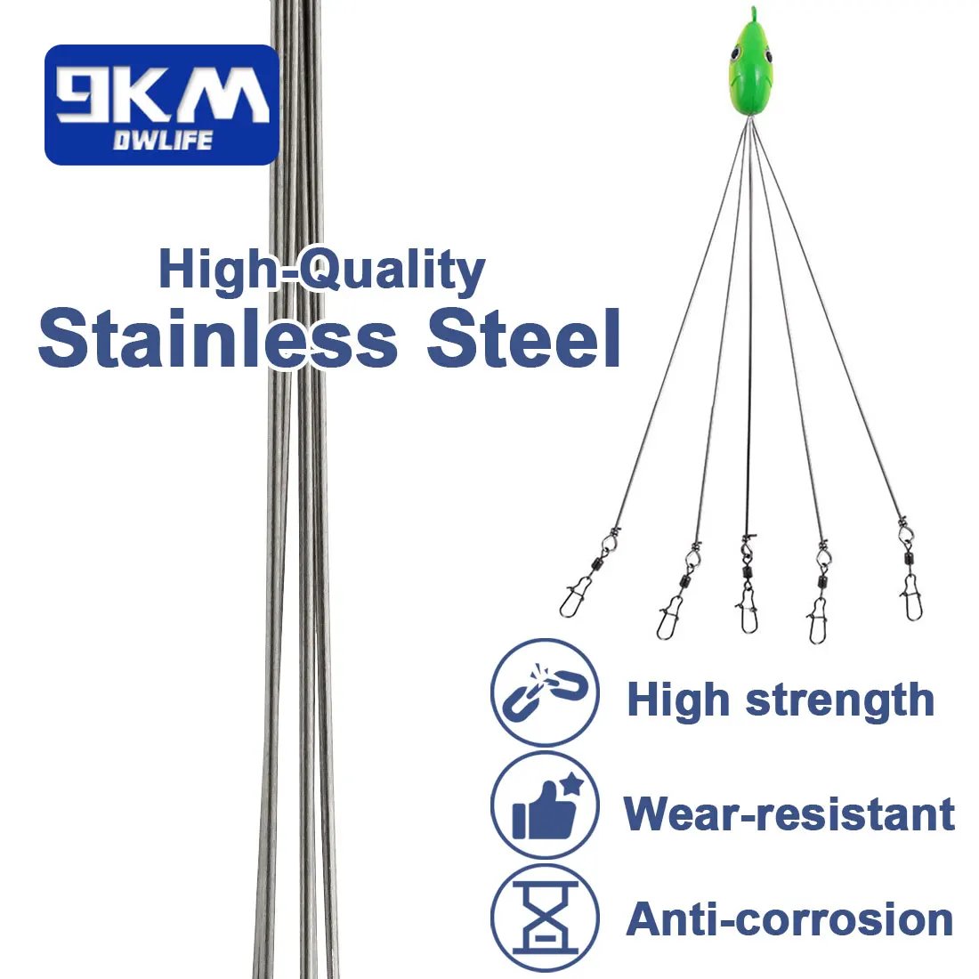 Alabama Rig Umbrella Rigs for Bass Fishing Multi-Lure 5 Wire Rig Snap – 9km-dwlife Alabama Rig Umbrella Rigs for Bass Fishing Multi-Lure 5 Wire Rig Snap – 9km-dwlife