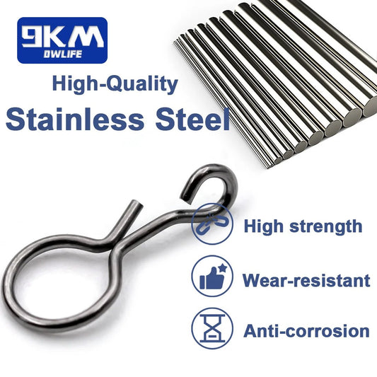  Fast Easy Fly Hook Snap Fishing Lure Connector