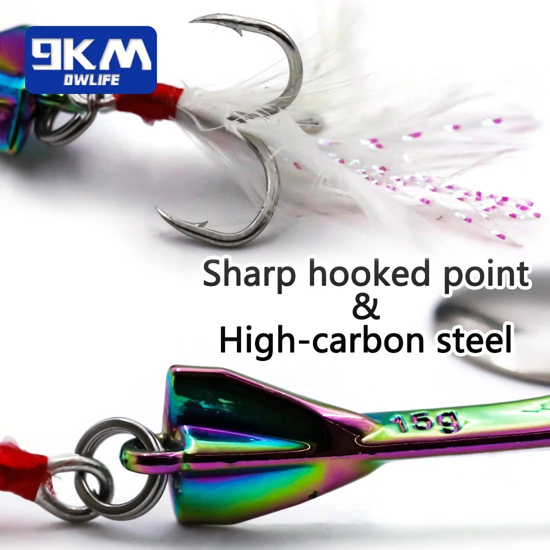 Spinner Spoon Blade Swimbait Fishing Lure VIB Trolling Rotating Spoon – 9km-dwlife