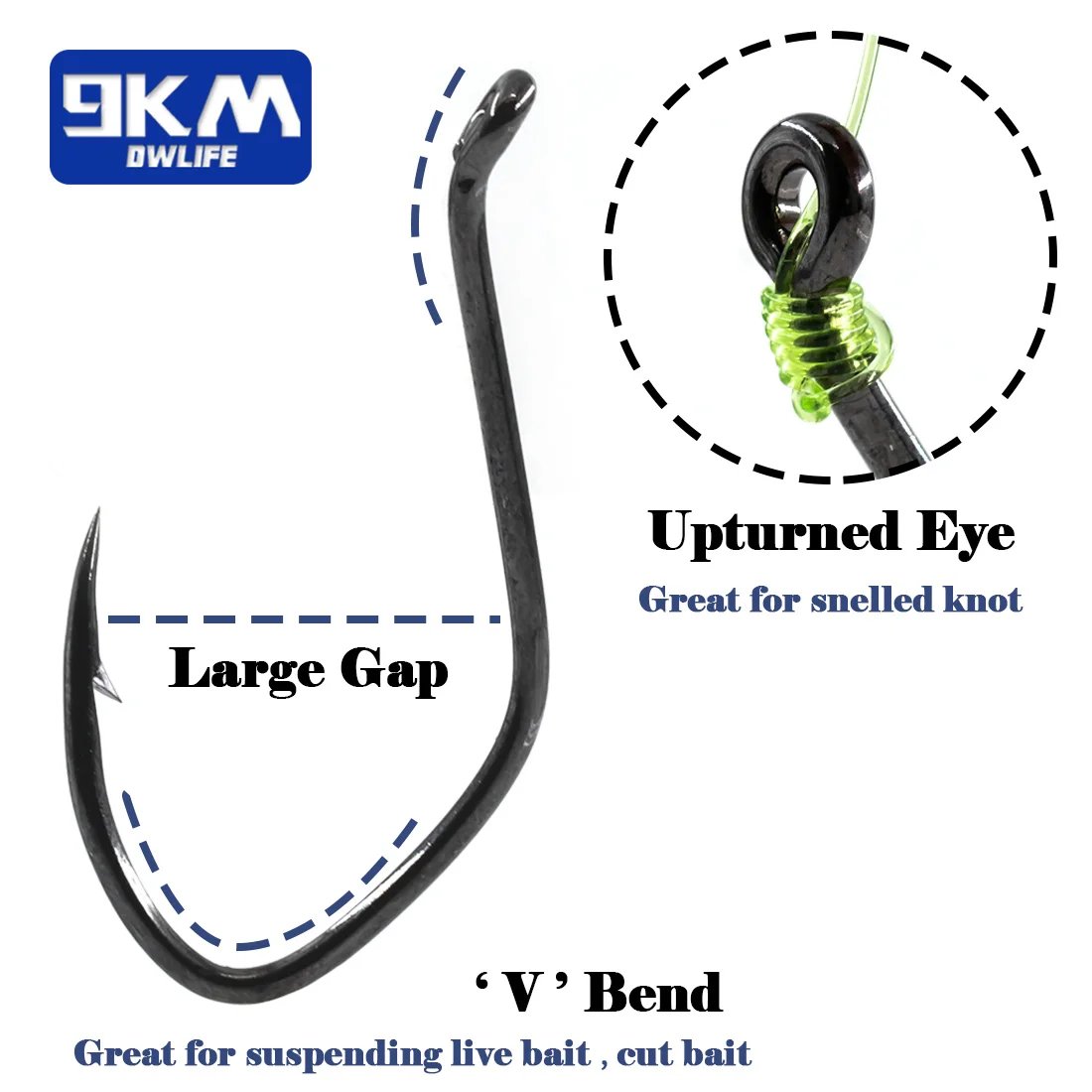 9KM Catfish Hooks Big River Hooks 25~100Pcs Live Cut Bait Fishing Hook – 9km-dwlife 9KM Catfish Hooks Big River Hooks 25~100Pcs Live Cut Bait Fishing Hook – 9km-dwlife