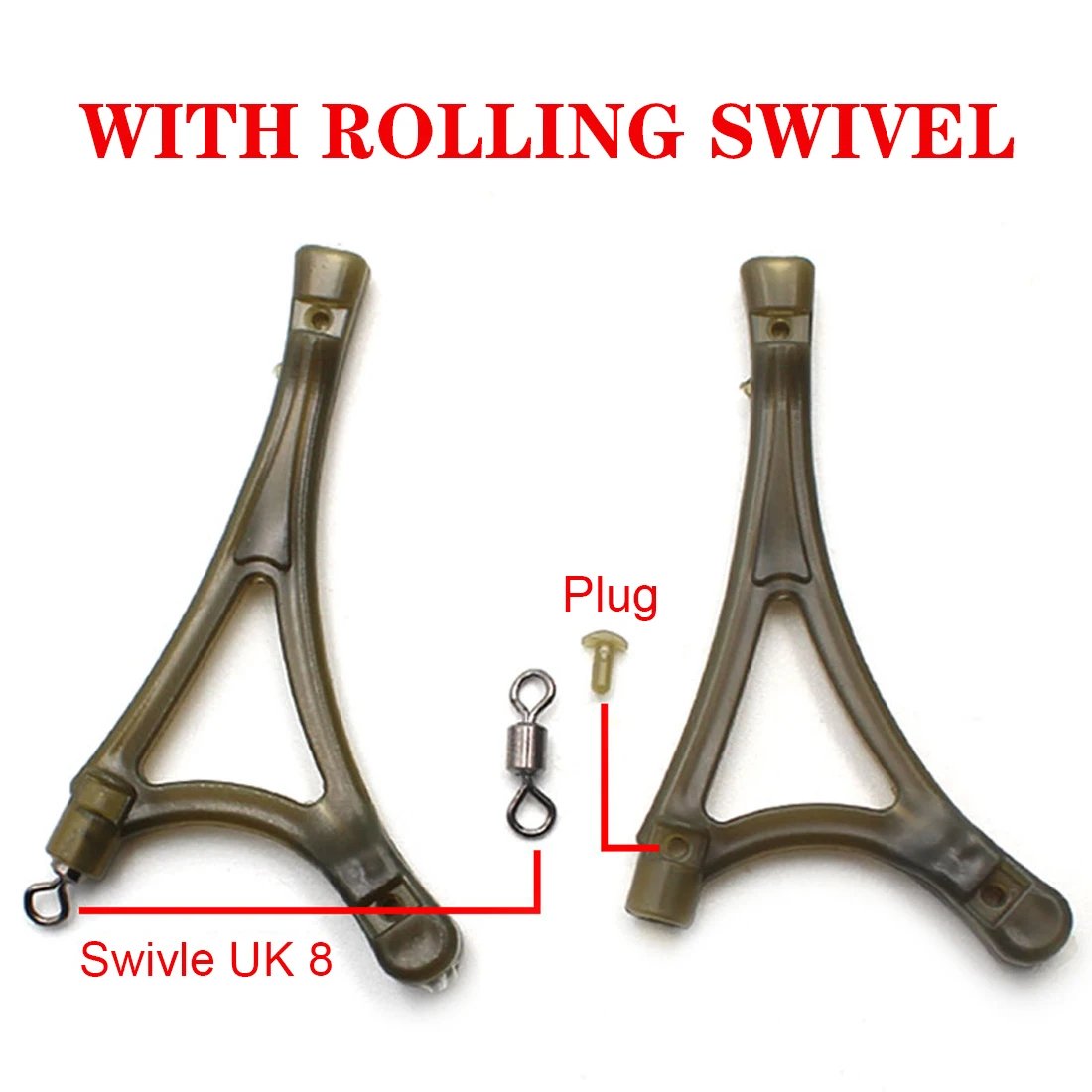 feeder fishing accessories 9KM Carp Fishing Accessories 10Pcs Anti Tangle System Break-away Sprea – 9km-dwlife
