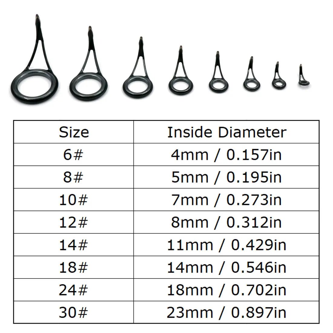 Fix Your Rod Like A Pro: 5-10Pc Single Foot Micro Fishing Rod Guide Repair Kit, Stainless Steel & Ceramic, Silver