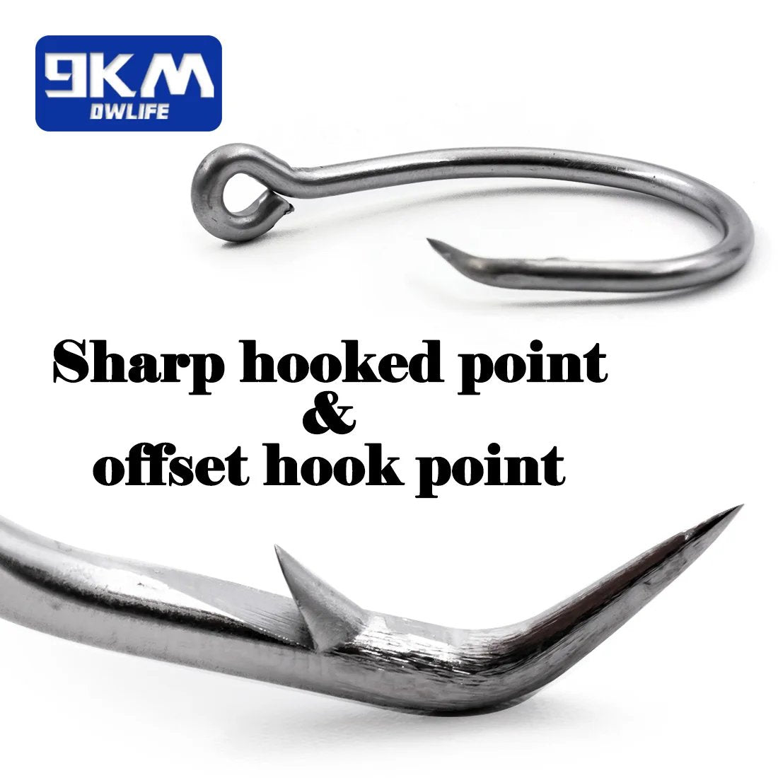 Giant Fishing Hook 18/0~28/0 Big Game Live Bait Hooks Stainless Steel – 9km-dwlife