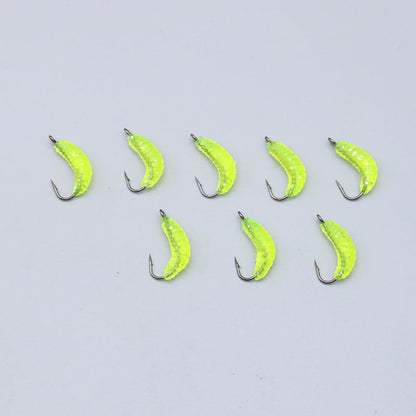 Soft Maggot Baits Fake Bread Worms Fishing Lure