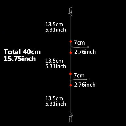 3 Way Swivel Connectors Fishing Catfish Rig