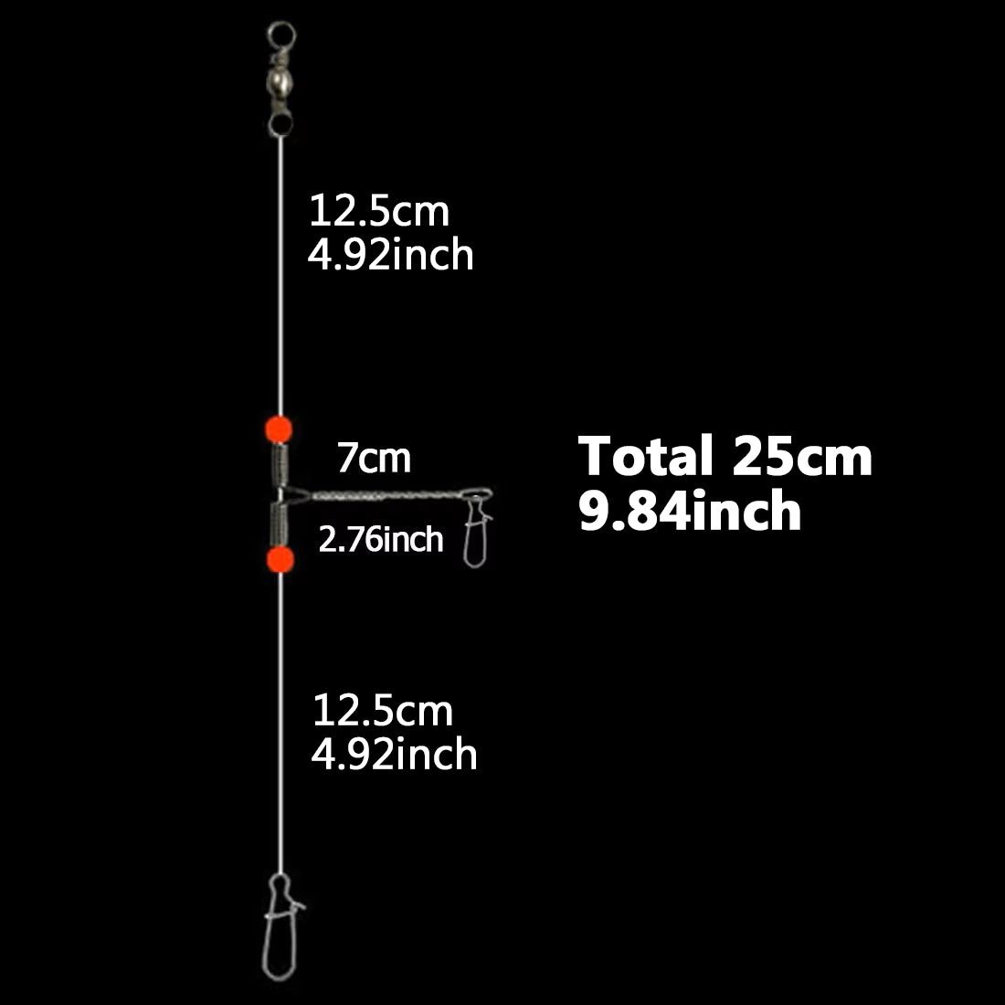 3 Way Swivel Connectors Fishing Catfish Rig