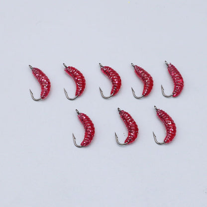 Soft Maggot Baits Fake Bread Worms Fishing Lure