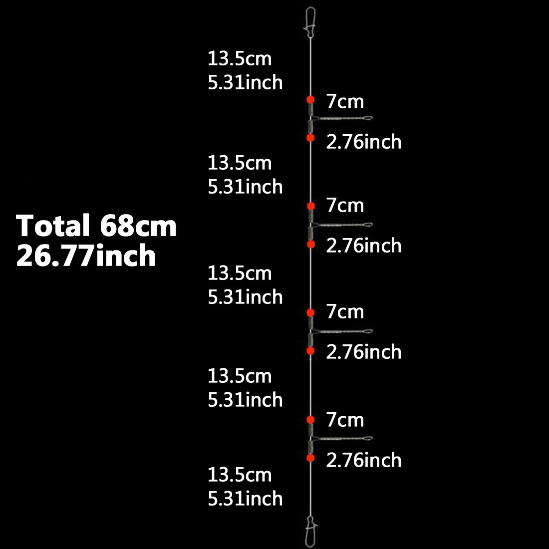3 Way Swivel Connectors Fishing Catfish Rig