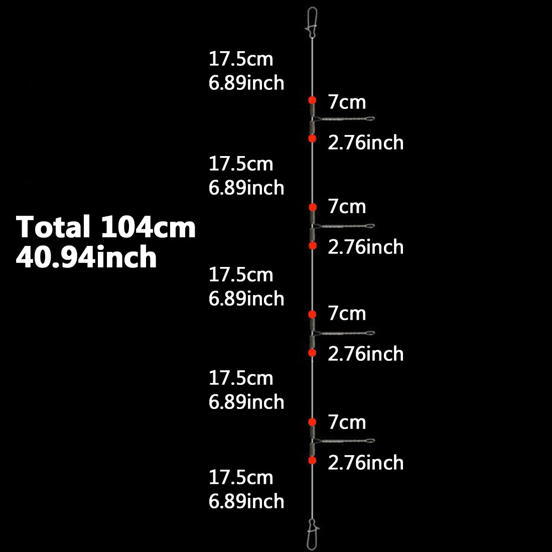 3 Way Swivel Connectors Fishing Catfish Rig