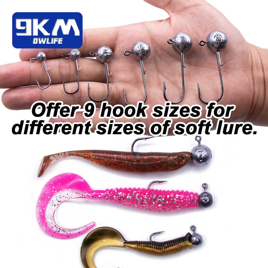 Ned Rig Jig Hook 10~20Pcs Soft Lures Baits Worm Lure Fishing Hook Fres –  9km-dwlife