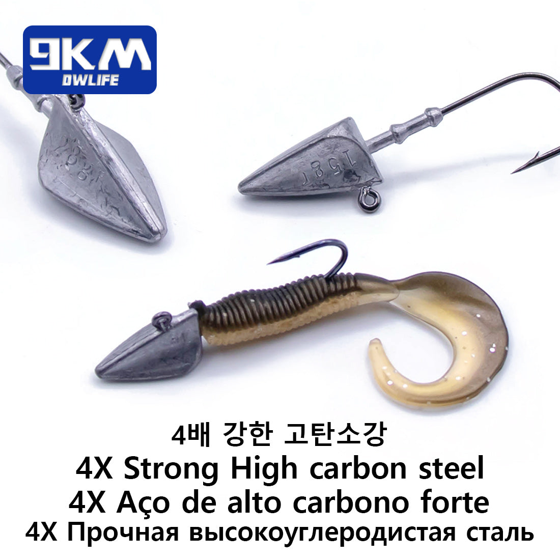barb fishing hook Triangle Head Hooks Barb Fishing Jig Hooks – 9km-dwlife