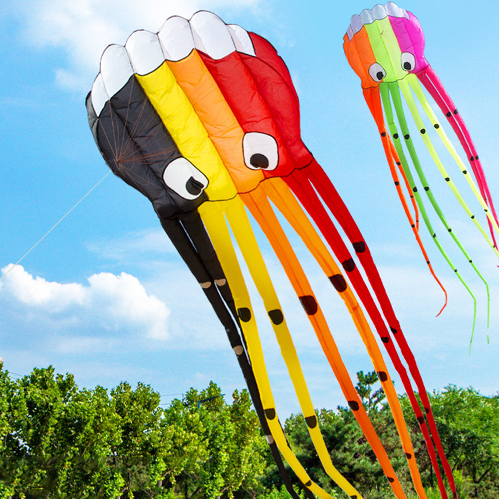 9KM 8m 13color Big Octopus Kite – 9km-dwlife