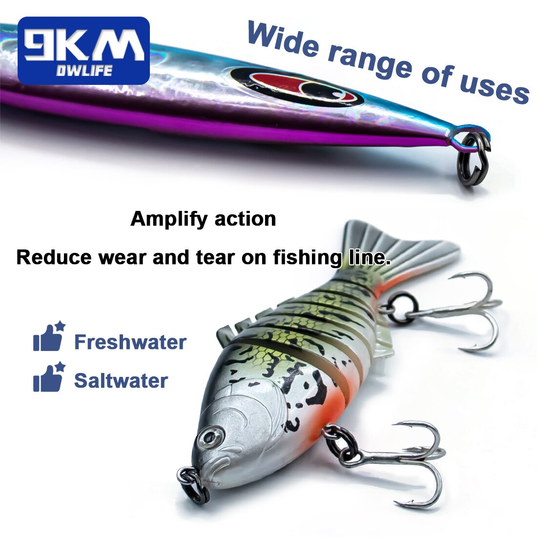 Fishing Lures Split Rings 50~200Pcs Fishing Accessories Stainless Stee –  9km-dwlife