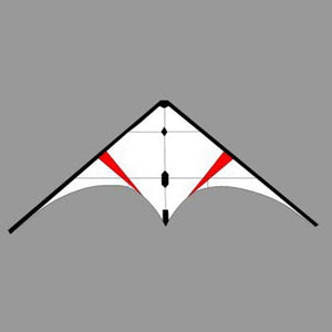 Freilein 2.15m Breeze Stunt Kite Ghost Dual Line Framed Kites Beach Sp –  9km-dwlife
