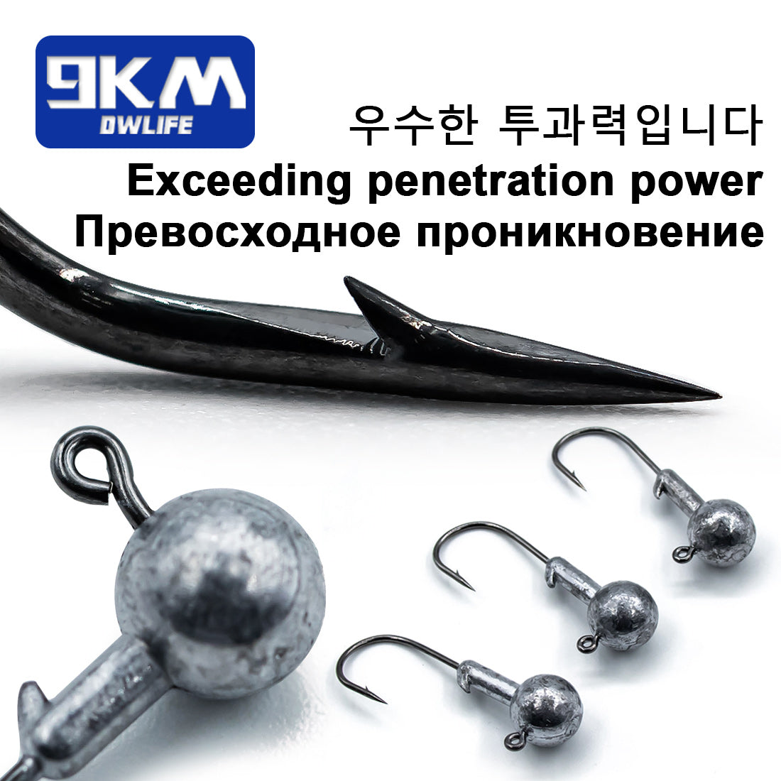 Jig Heads Hooks Carp Fishing Jigs Hook Bass Fishing Lures Hard Bait Soft Worm 