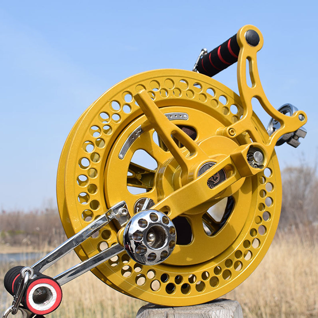 Spring Kite String Single Line Kite Reel Winder with Brake System Lockable – 9km-dwlife
