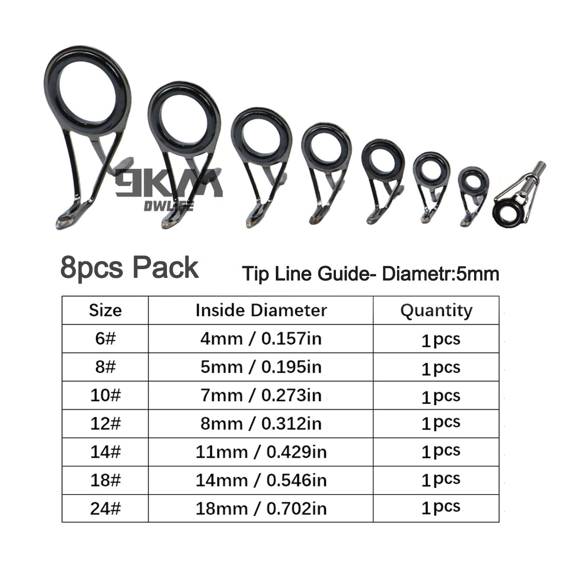 Fishing Rods Fuji Guide Ring Casting: Fuji SiC Ring General